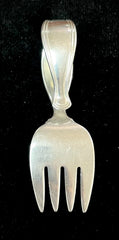 Tiffany & Co. Vintage Sterling Silver Baby Fork With Curved Handle