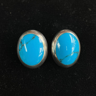 Mexico Vintage Sterling Silver TM-86 Ear-clip Earrings
