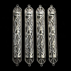 Vintage 925 Sterling Silver Small Mezuzah Holder