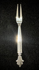 Acanthus By Georg Jensen Denmark Sterling Silver Date Fork 4 ¾"